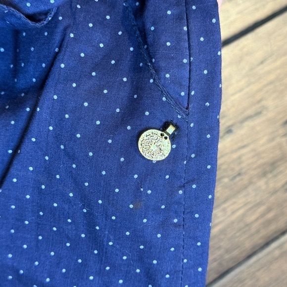 Maison Scotch Navy Blue Polka Dot Dress size 2 fits size Medium - Picture 7 of 10